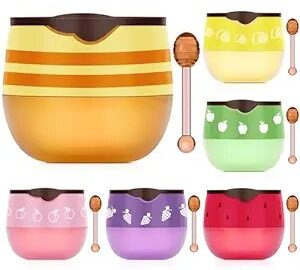 6 PCS Bee Lip Balm Honey Pot